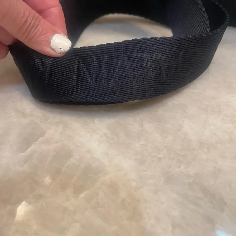 Mens Calvin Klein Jeans Navy Blue Canvas Belt W32
